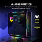 CORSAIR ICUE 5000T RGB TEMPERED GLASS MID - TOWER ATX PC CASE , BLACK - SWIFT PERIPHERALS1094144