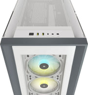 CORSAIR ICUE 5000X RGB MID - TOWER ATX CABINET WHITE - SWIFT PERIPHERALS105098