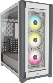 CORSAIR ICUE 5000X RGB MID - TOWER ATX CABINET WHITE - SWIFT PERIPHERALS105098