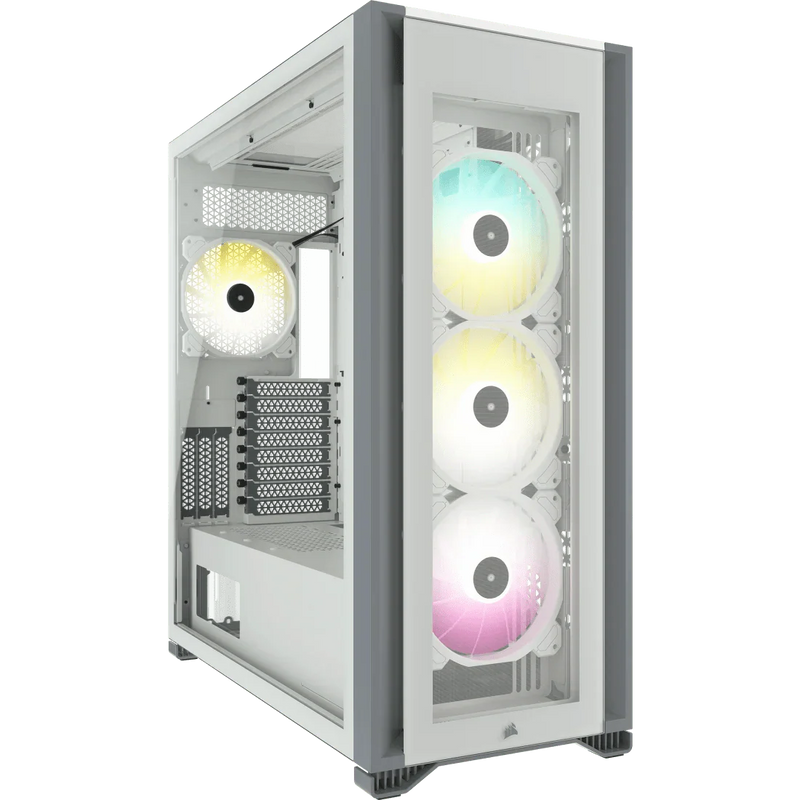 CORSAIR ICUE 7000X RGB MID - TOWER ATX CABINET WHITE - SWIFT PERIPHERALS1084805