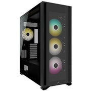 CORSAIR ICUE 7000X RGB TEMPERED GLASS FULL TOWER SMART CASE, BLACK - SWIFT PERIPHERALSCRSR0009