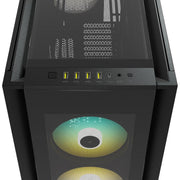 CORSAIR ICUE 7000X RGB TEMPERED GLASS FULL TOWER SMART CASE, BLACK - SWIFT PERIPHERALSCRSR0009