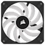 CORSAIR ICUE AF120 RGB SLIM 120MM PWM FLUID DYNAMIC BEARING FAN BLACK TWIN PACK - SWIFT PERIPHERALSCRSR0114