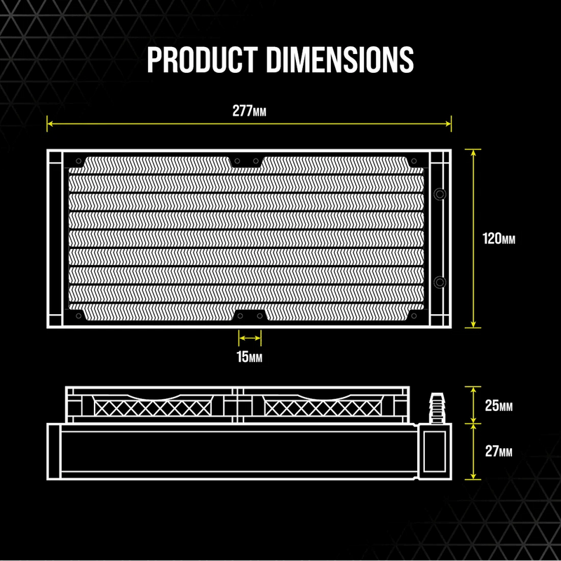 CORSAIR ICUE H100I ELITE CAPELLIX WHITE, 240MM RADIATOR, DUAL 120MM ML SERIES PWM FANS, RGB LIGHTING AND FAN CONTROL WITH SOFTWARE, LIQUID CPU COOLER - SWIFT PERIPHERALSCooler-042