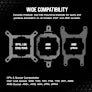 CORSAIR ICUE H100I ELITE CAPELLIX WHITE, 240MM RADIATOR, DUAL 120MM ML SERIES PWM FANS, RGB LIGHTING AND FAN CONTROL WITH SOFTWARE, LIQUID CPU COOLER - SWIFT PERIPHERALSCooler-042