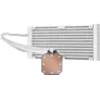 CORSAIR ICUE H100I ELITE CAPELLIX WHITE, 240MM RADIATOR, DUAL 120MM ML SERIES PWM FANS, RGB LIGHTING AND FAN CONTROL WITH SOFTWARE, LIQUID CPU COOLER - SWIFT PERIPHERALSCooler-042
