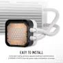 CORSAIR ICUE H150I 360MM ELITE LCD XT AIO LIQUID COOLER WHITE - SWIFT PERIPHERALS1084843