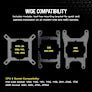 CORSAIR ICUE H150I ELITE CAPELLIX, 360MM RADIATOR, TRIPLE 120MM ML SERIES PWM FANS, RGB LIGHTING AND FAN CONTROL WITH SOFTWARE, LIQUID CPU COOLER - SWIFT PERIPHERALSCooler-046