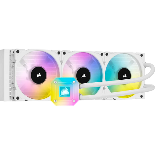 CORSAIR ICUE H150I ELITE CAPELLIX LIQUID CPU COOLER (WHITE) (CW - 9060051 - WW) - SWIFT PERIPHERALSCooler-045