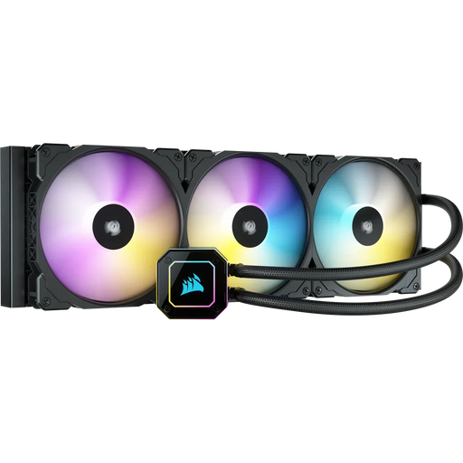 CORSAIR ICUE H170I 420MM ELITE CAPELLIX LCD AIO LIQUID COOLER CW - 9060055 - WW - SWIFT PERIPHERALS1084203