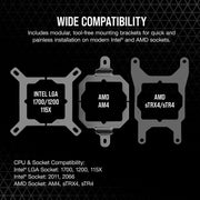 CORSAIR ICUE H170I ELITE LCD DISPLAY LIQUID CPU COOLER - SWIFT PERIPHERALSCooler-050
