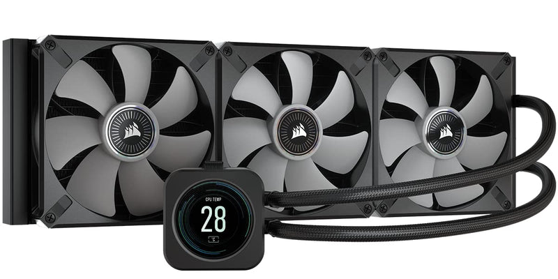 CORSAIR ICUE H170I ELITE LCD DISPLAY LIQUID CPU COOLER - SWIFT PERIPHERALSCooler-050