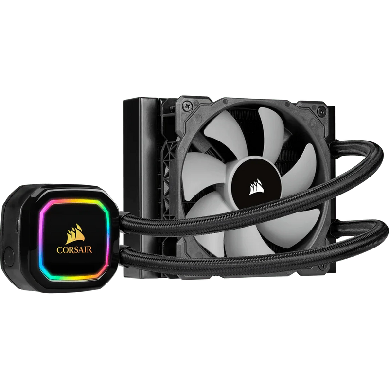CORSAIR ICUE H60I RGB PRO XT, 120MM RADIATOR, SINGLE 120MM PWM FAN, SOFTWARE CONTROL, LIQUID CPU COOLER (CW - 9060049 - WW) - SWIFT PERIPHERALS1085855