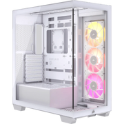 CORSAIR ICUE LINK 3500X RGB TEMPERED GLASS MID - TOWER, WHITE - SWIFT PERIPHERALSCRSR0206
