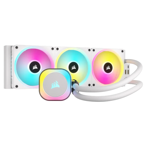 CORSAIR ICUE LINK H150I RGB WHITE ALL IN ONE 360MM CPU LIQUID COOLER (CW - 9061006 - WW) - SWIFT PERIPHERALSCooler-052