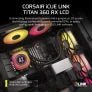 CORSAIR ICUE LINK TITAN 360 RX LCD AIO, 360MM RADIATOR, LIQUID CPU COOLER - SWIFT PERIPHERALSCRSR0222