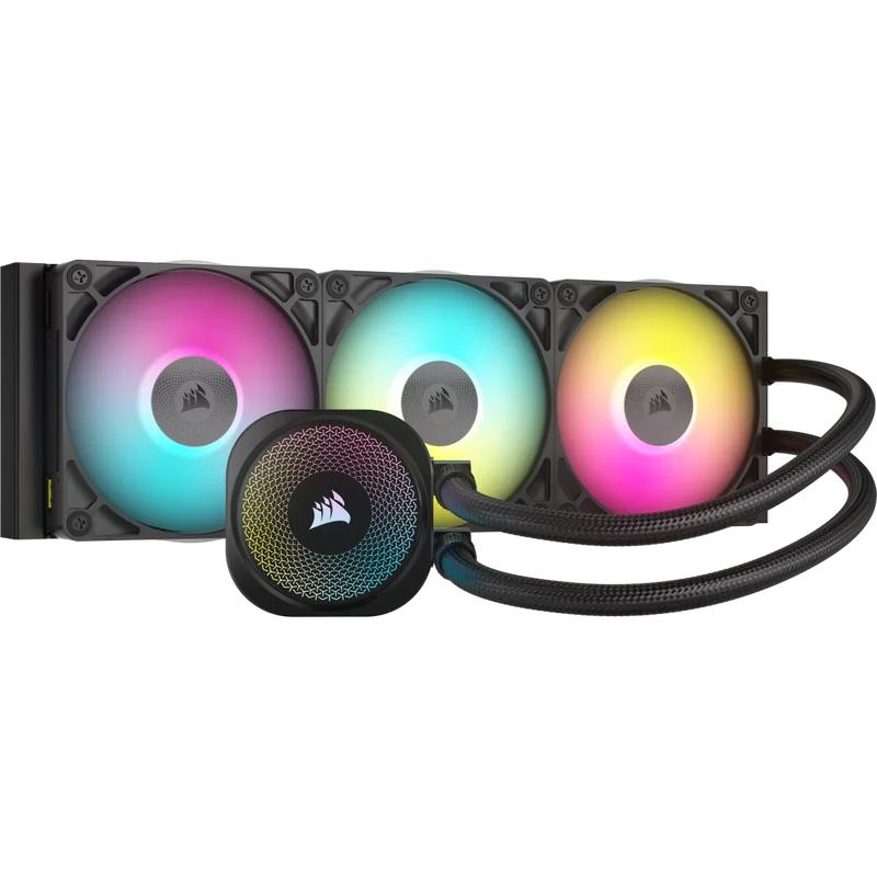 CORSAIR ICUE TITAN RX360 RGB 360MM CPU LIQUID COOLER BLACK CW - 9061023 - WW - SWIFT PERIPHERALS1090255
