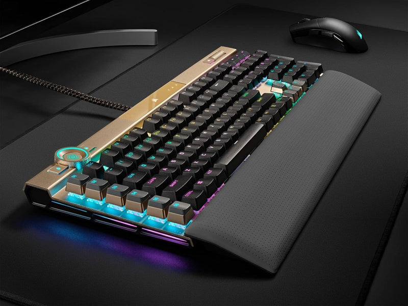 CORSAIR K100 RGB OPTICAL - MECHANICAL GAMING KEYBOARD - MIDNIGHT GOLD - SWIFT PERIPHERALS1092056