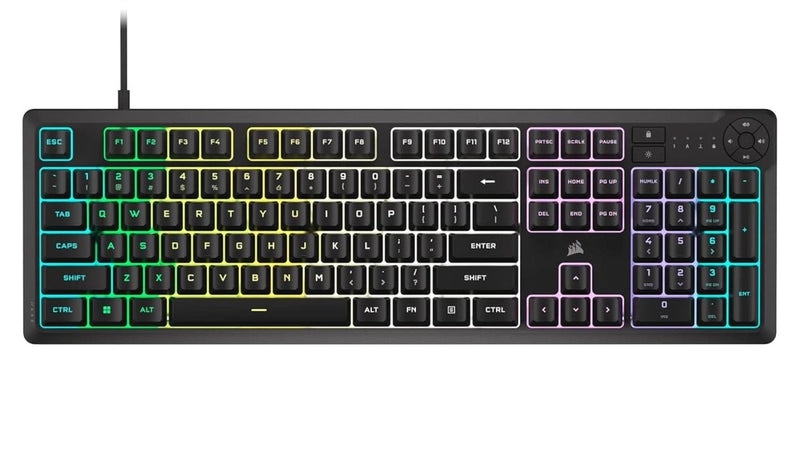 CORSAIR K55 CORE RGB GAMING KEYBOARD BACKLIT ZONED RGB LED RUBBERDOME CH - 9226C65 - NA - SWIFT PERIPHERALS1092061