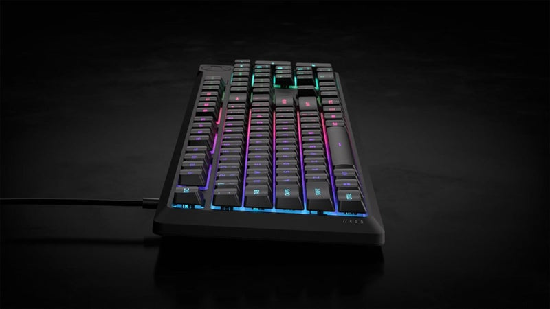CORSAIR K55 CORE RGB GAMING KEYBOARD BACKLIT ZONED RGB LED RUBBERDOME CH - 9226C65 - NA - SWIFT PERIPHERALS1092061