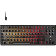 CORSAIR K70 CORE TKL TENKEYLESS MECHANICAL GAMING KEYBOARD BACKLIT RGB LED BLACK - CORSAIR MLX RED, ABS DS KEYCAPS - SWIFT PERIPHERALSCRKB0067