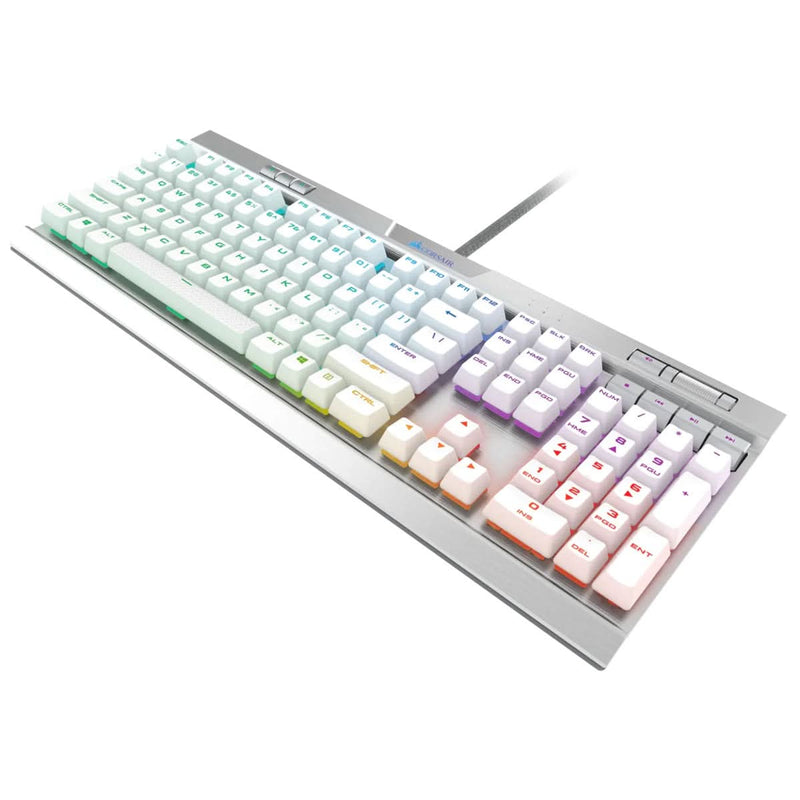 CORSAIR K70 MK.2 SE RGB CHERRY MX SPEED MECHANICAL GAMING KEYBOARD WHITE - SWIFT PERIPHERALS105103
