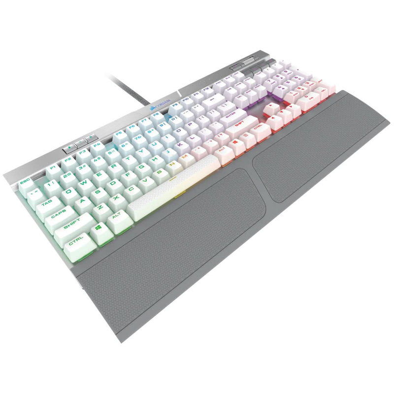 CORSAIR K70 MK.2 SE RGB CHERRY MX SPEED MECHANICAL GAMING KEYBOARD WHITE - SWIFT PERIPHERALS105103
