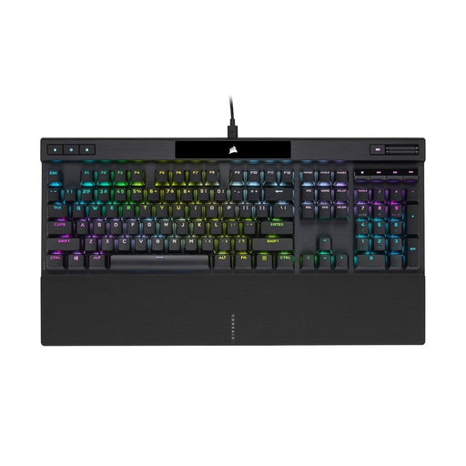 CORSAIR K70 RGB PRO MECHANICAL GAMING KEYBOARD BACKLIT RGB LED CHERRY MX SPEED BLACK PBT KEYCAPS CH - 9109410 - NA - SWIFT PERIPHERALS1092057