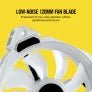 CORSAIR LL120 RGB CABINET FAN TRIPLE PACK WITH LIGHTING NODE PRO WHITE - SWIFT PERIPHERALS1085092
