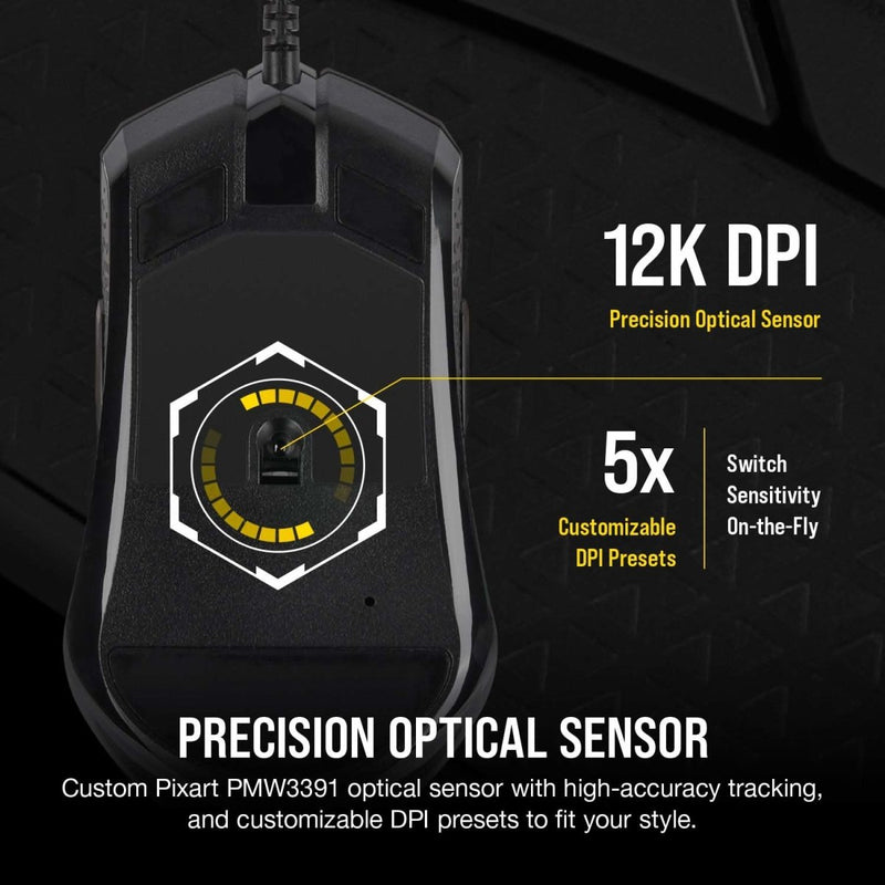 CORSAIR M55 RGB PRO AMBIDEXTROUS MULTI - GRIP GAMING MOUSE - SWIFT PERIPHERALS105105