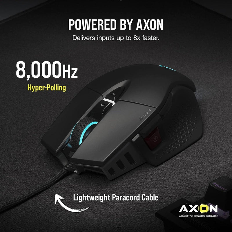 CORSAIR M65 RGB ULTRA TUNABLE FPS GAMING USB MOUSE - SWIFT PERIPHERALS1092075