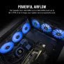 CORSAIR ML ELITE SERIES, ML120 LED ELITE, 120MM MAGNETIC LEVITATION BLUE LED FAN WITH AIRGUIDE, SINGLE PACK - SWIFT PERIPHERALSCRSR0087