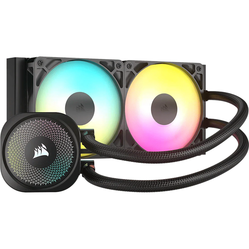 CORSAIR NAUTILUS 240 ARGB, 240MM RADIATOR, LIQUID CPU COOLER CW - 9060092 - WW - SWIFT PERIPHERALS1091847