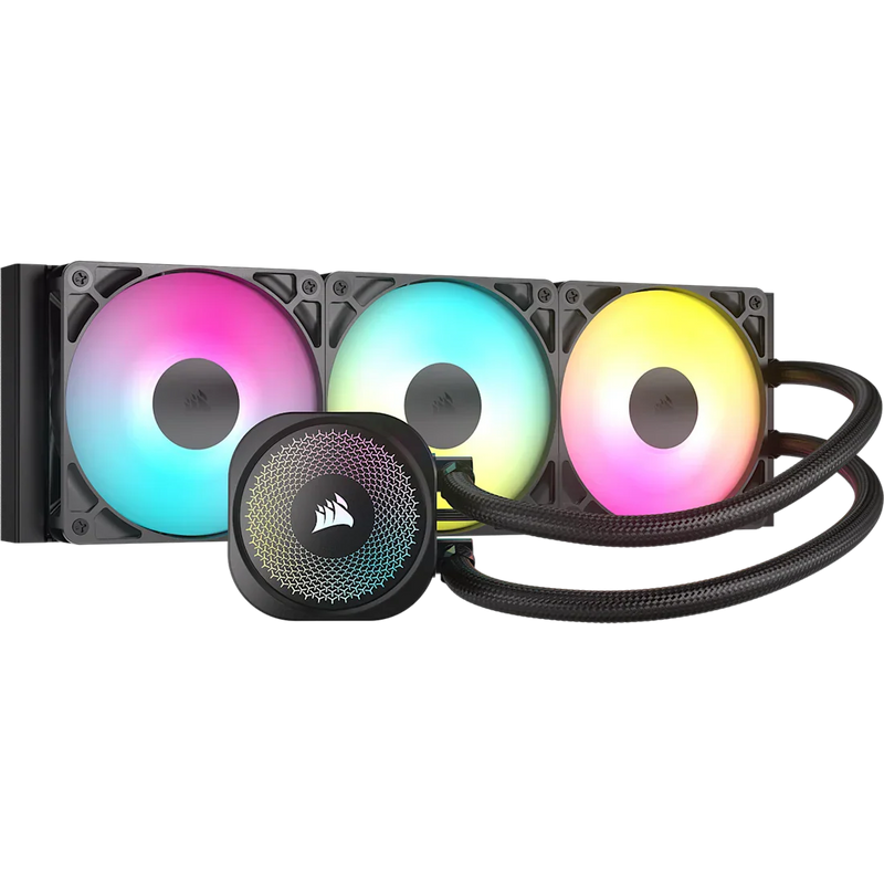 CORSAIR NAUTILUS 360 ARGB, 360MM RADIATOR, LIQUID CPU COOLER CW - 9060093 - WW - SWIFT PERIPHERALS1091680