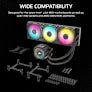 CORSAIR NAUTILUS 360 ARGB, 360MM RADIATOR, LIQUID CPU COOLER CW - 9060093 - WW - SWIFT PERIPHERALS1091680