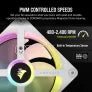 CORSAIR QX RGB SERIES, ICUE LINK QX120 RGB WHITE, 120MM MAGNETIC DOME RGB FAN, SINGLE FAN - SWIFT PERIPHERALSCRSR0143