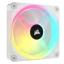 CORSAIR QX RGB SERIES, ICUE LINK QX120 RGB WHITE, 120MM MAGNETIC DOME RGB FAN, SINGLE FAN - SWIFT PERIPHERALSCRSR0143