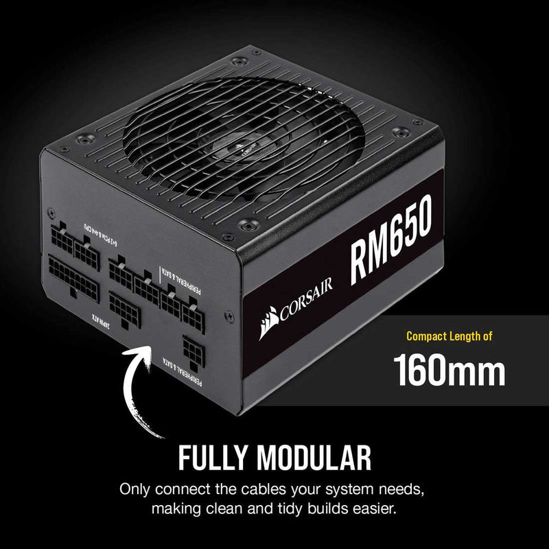 CORSAIR RM 650W Full Modular 80 Plus Gold SMPS Power Supply - SWIFT PERIPHERALSCP-9020194-IN