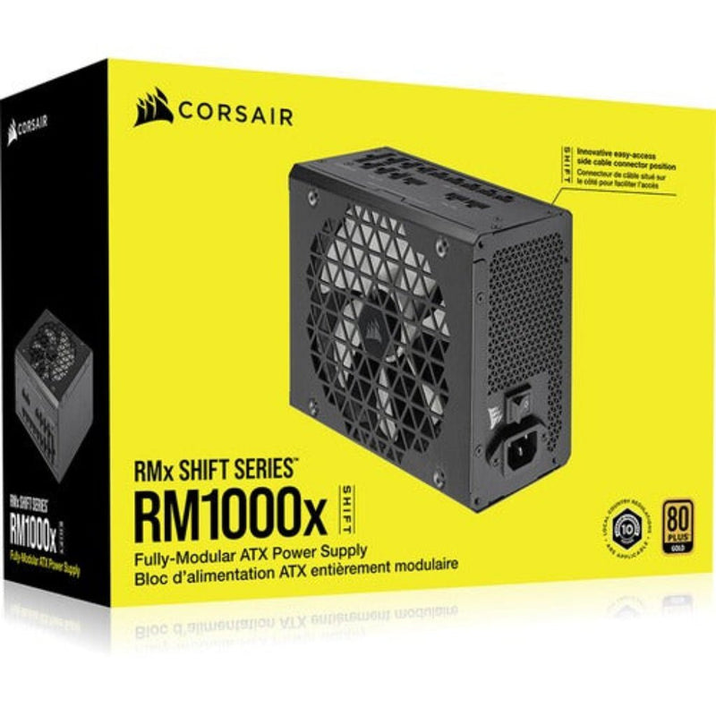 Corsair RM1000X Shift 1000W 80 Plus Gold ATX 3.1 SMPS - SWIFT PERIPHERALSCP-9020253-IN
