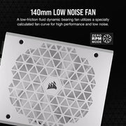 CORSAIR RM1000X SHIFT ATX 3.1 80 PLUS GOLD FULLY MODULAR POWER SUPPLY - WHITE - SWIFT PERIPHERALS1093589