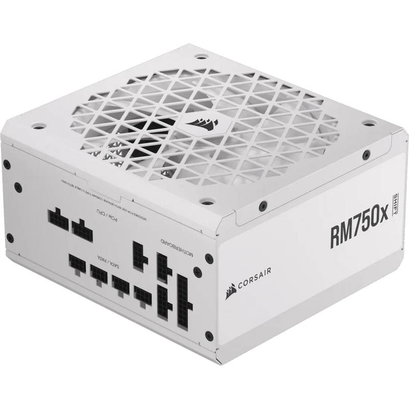 CORSAIR RM750X SHIFT 80 PLUS ATX 3.1 GOLD FULLY MODULAR POWER SUPPLY - WHITE - SWIFT PERIPHERALS1094582
