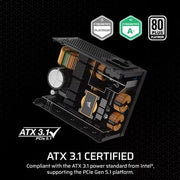 CORSAIR SF850 PLATINUM ATX 3.1 FULLY MODULAR SFX SMPS - SWIFT PERIPHERALS1092909