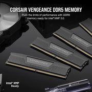 CORSAIR VENGEANCE 32GB RAM (1X32GB) DDR5 DRAM 5200MHZ BLACK CMK32GX5M1B5200C40 - SWIFT PERIPHERALS1082389