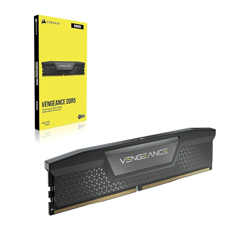 CORSAIR VENGEANCE 32GB RAM (1X32GB) DDR5 DRAM 5200MHZ BLACK CMK32GX5M1B5200C40 - SWIFT PERIPHERALS1082389