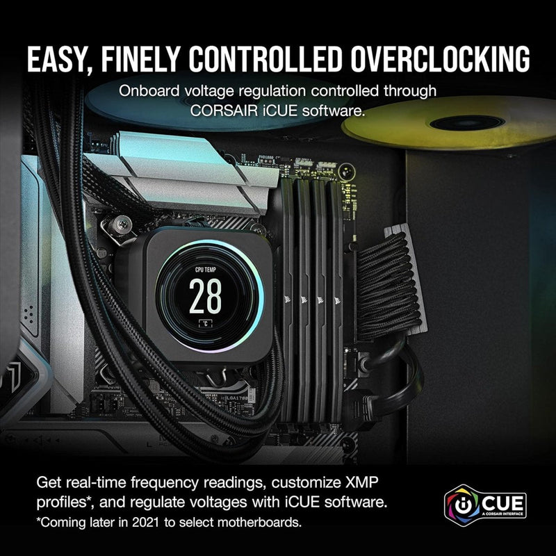 CORSAIR VENGEANCE 32GB RAM (1X32GB) DDR5 DRAM 5600MHZ BLACK CMK32GX5M1B5600C40 - SWIFT PERIPHERALS1083256