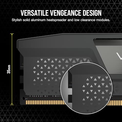 CORSAIR VENGEANCE DDR5 RAM 32GB (1X32GB) 6000MHZ CL38 CMK32GX5M1B6000Z38 - SWIFT PERIPHERALS1095077