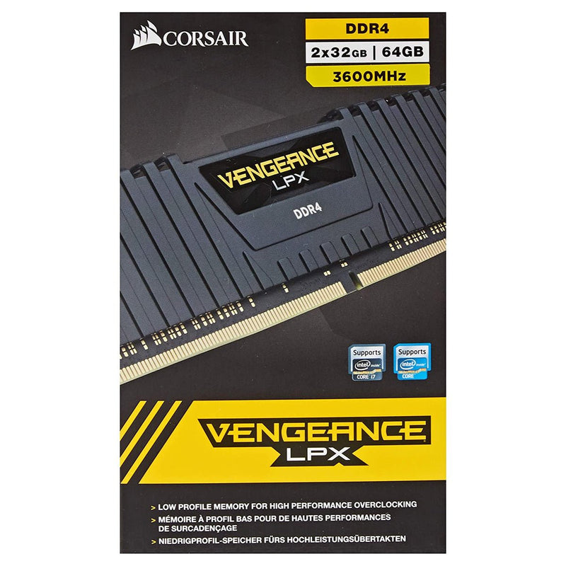 Corsair Vengeance LPX RAM 3600MHz DDR4 32GB (2 x 16GB) Desktop Memory with HeatSink - SWIFT PERIPHERALSCMK32GX4M2D3600C18