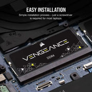 Corsair VENGEANCE Series 8GB (1 x 8GB) DDR4 SODIMM 3200MHz CL22 Laptop Memory - SWIFT PERIPHERALSCMSX8GX4M1A3200C22