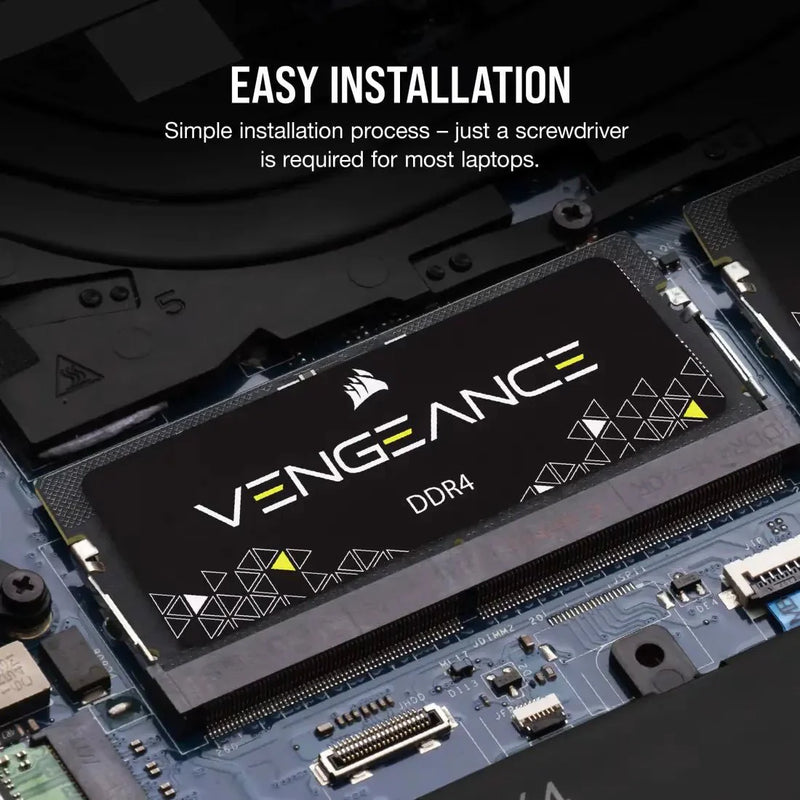 Corsair VENGEANCE Series 8GB (1 x 8GB) DDR4 SODIMM 3200MHz CL22 Laptop Memory - SWIFT PERIPHERALSCMSX8GX4M1A3200C22