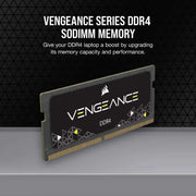 Corsair VENGEANCE Series 8GB (1 x 8GB) DDR4 SODIMM 3200MHz CL22 Laptop Memory - SWIFT PERIPHERALSCMSX8GX4M1A3200C22